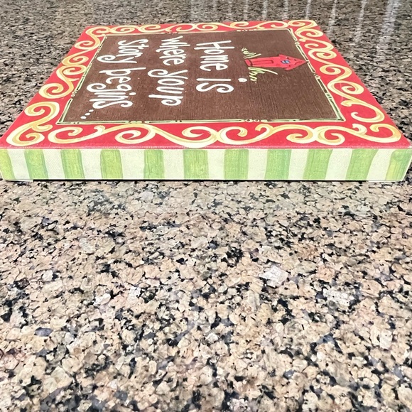 Glory Haus “Home is Where Your Story Begins…” Canvas Print Wall Art Scroll Print - Picture 3 of 4